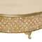 Gold Glam Round Metal & Glass Mosaic Cake Stand, 3ct.